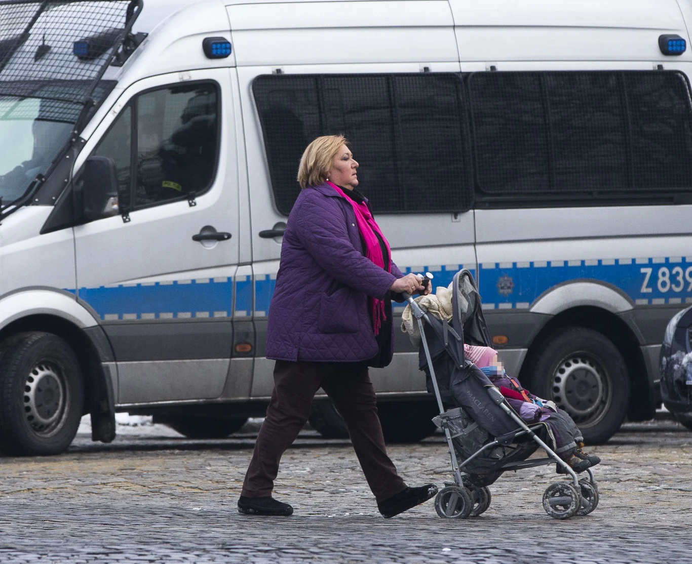 Anna Komorowska z wnuczką