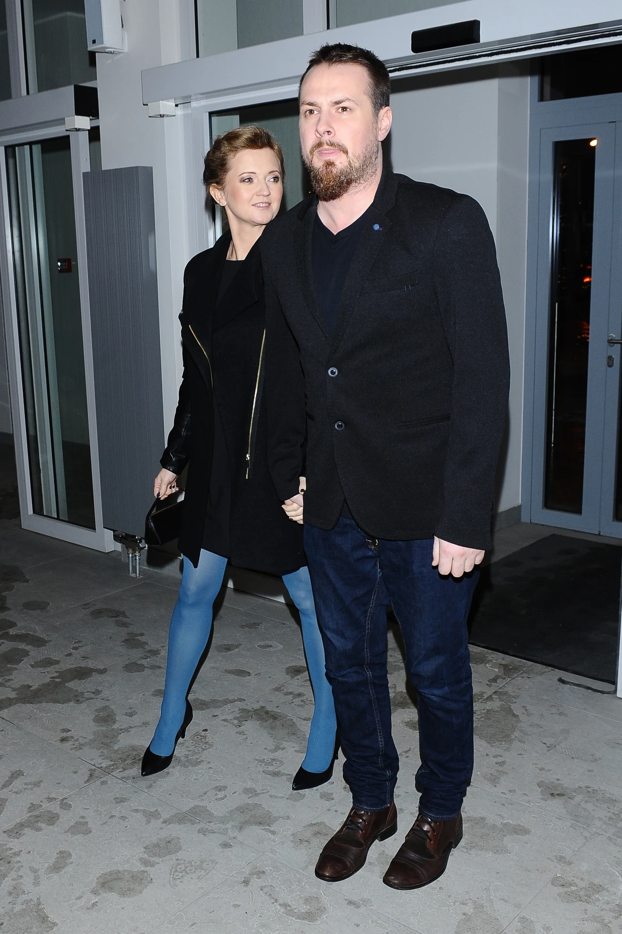 Paweł Małaszyński z żoną Paweł Małaszyński z żoną