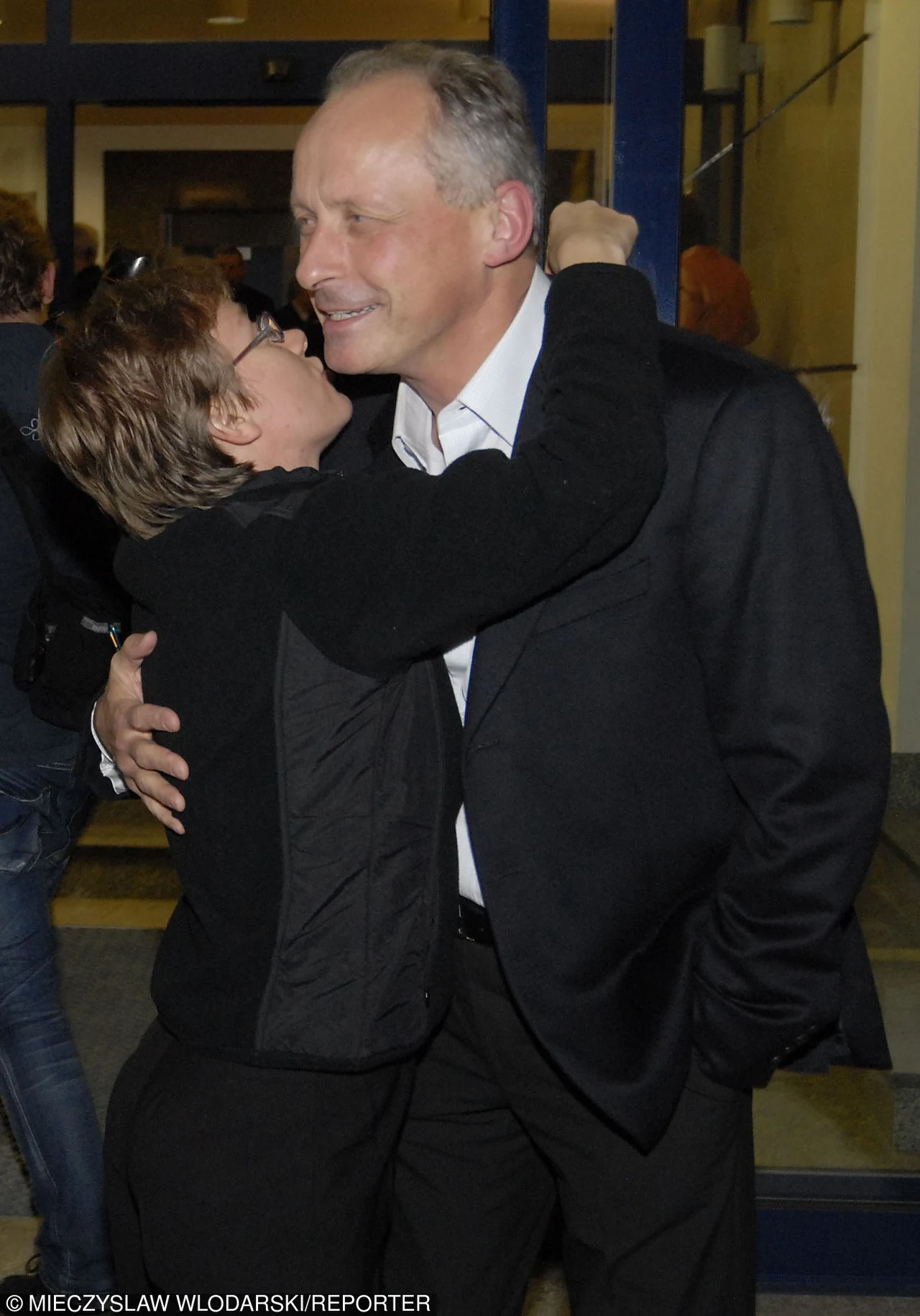 Paweł Wawrzecki z córką Paweł Wawrzecki z córką