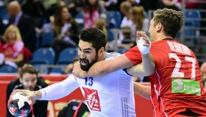 Nikola Karabatić w meczu z Norwegią