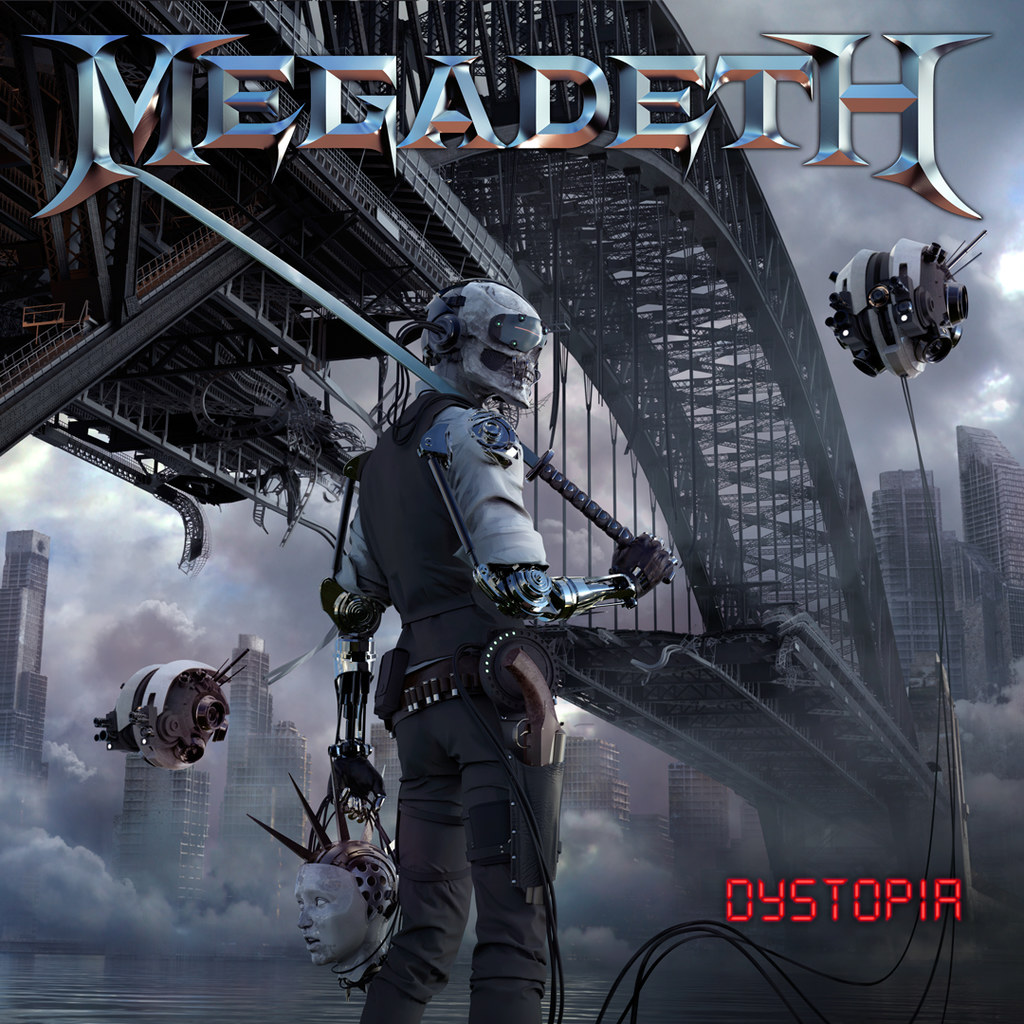 Okładka płyty "Dystopia" Megadeth