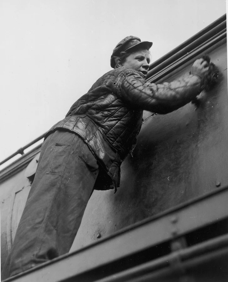 Roman Kłosowski w "Człowiek na torze" Roman Kłosowski w "Człowiek na torze"