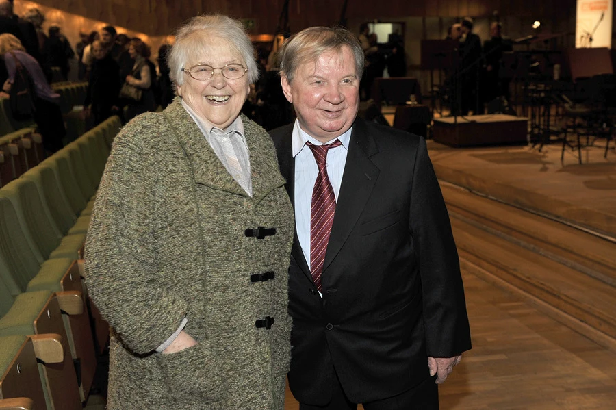 Roman Kłosowski z żoną