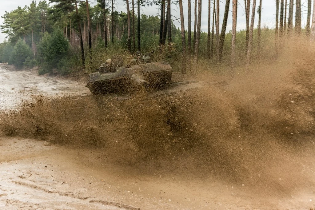 Leopardy 2A5 z 2. kompanii czołgów z 34. Brygady Kawalerii Pancernej z Żagania Leopardy 2A5 z 2. kompanii czołgów z 34. Brygady Kawalerii Pancernej z Żagania