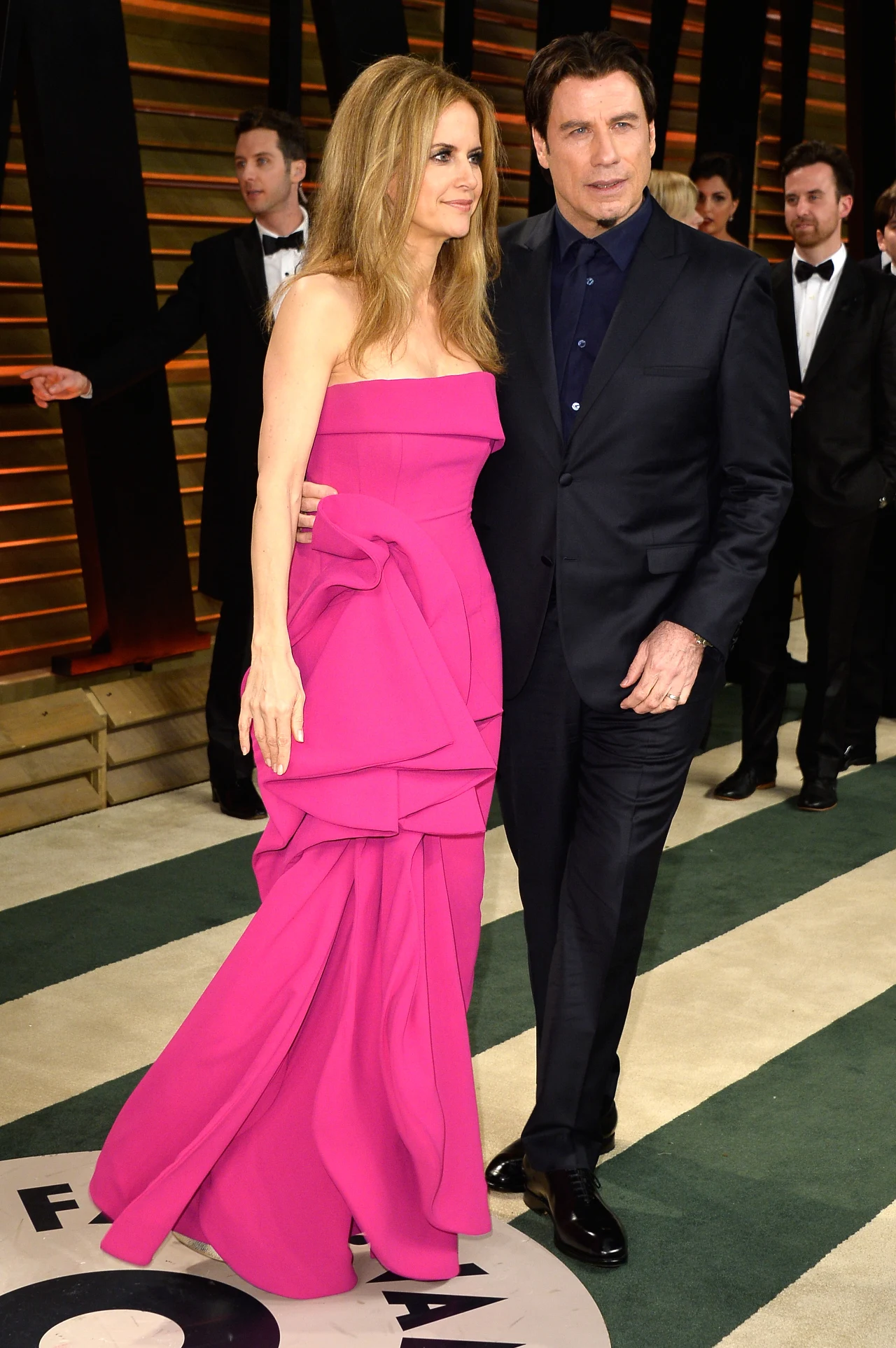 John Travolta z żoną John Travolta z żoną