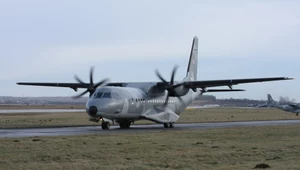 Casa C-295M na lotnisku w Balicach pod Krakowem