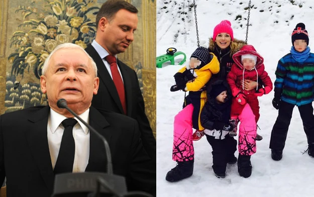Jarosław Kaczyński, Andrzej Duda i Izabela Łukomska-Pyżalska Jarosław Kaczyński, Andrzej Duda i Izabela Łukomska-Pyżalska