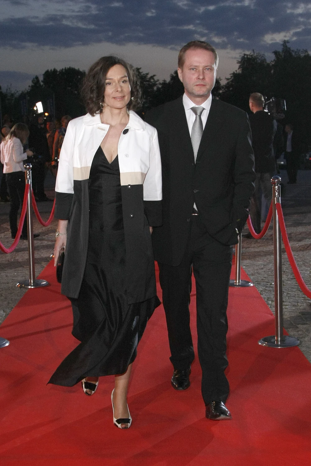 Artur Żmijewski z żoną Artur Żmijewski z żoną