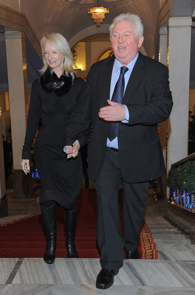 Andrzej Turski z żoną Andrzej Turski z żoną