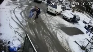 Zdarzenie zarejestrował miejscowy monitoring