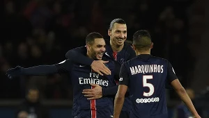 Zlatan Ibrahimović (w środku) strzelił jednego z goli