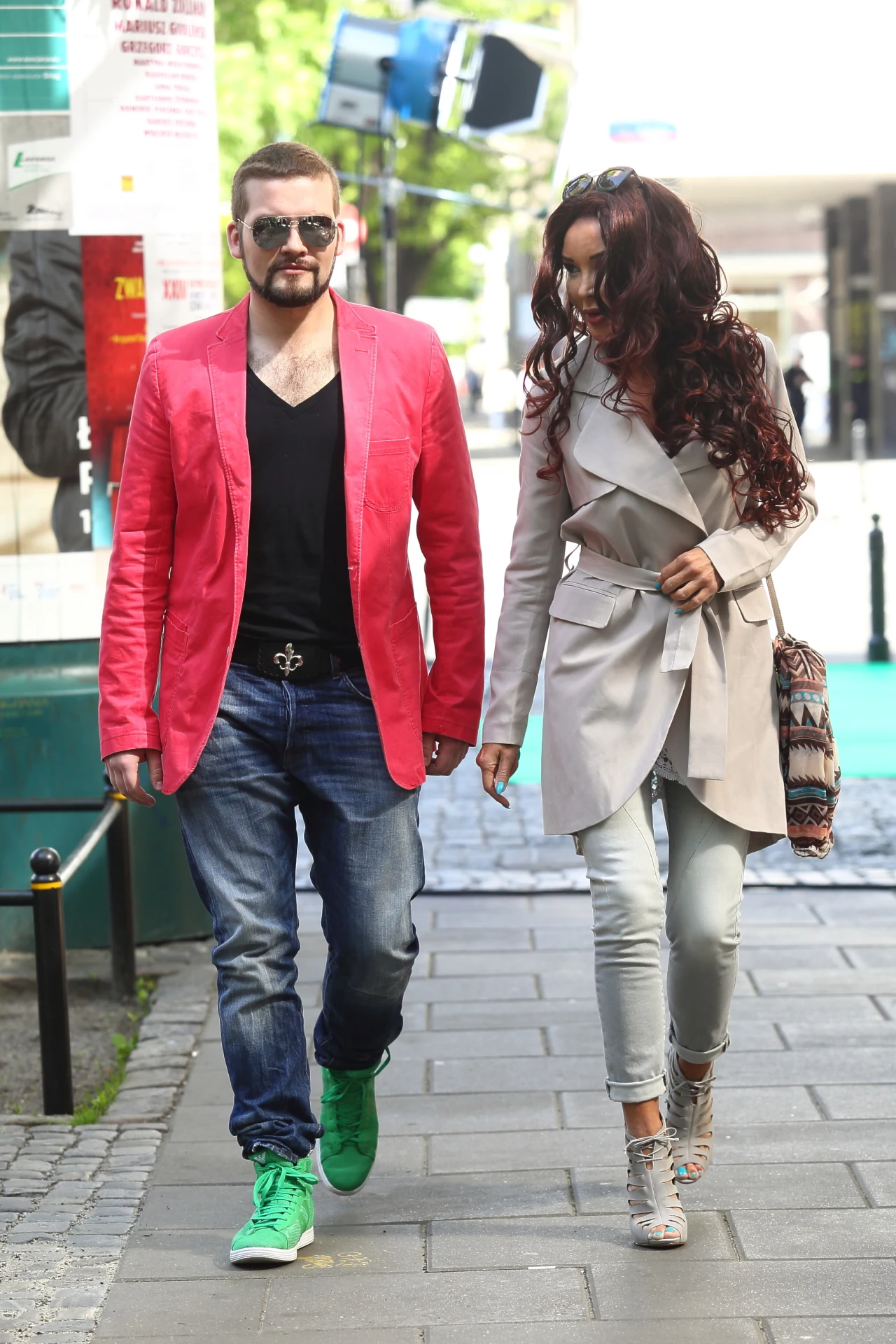 Ewa Minge z synem Oscarem