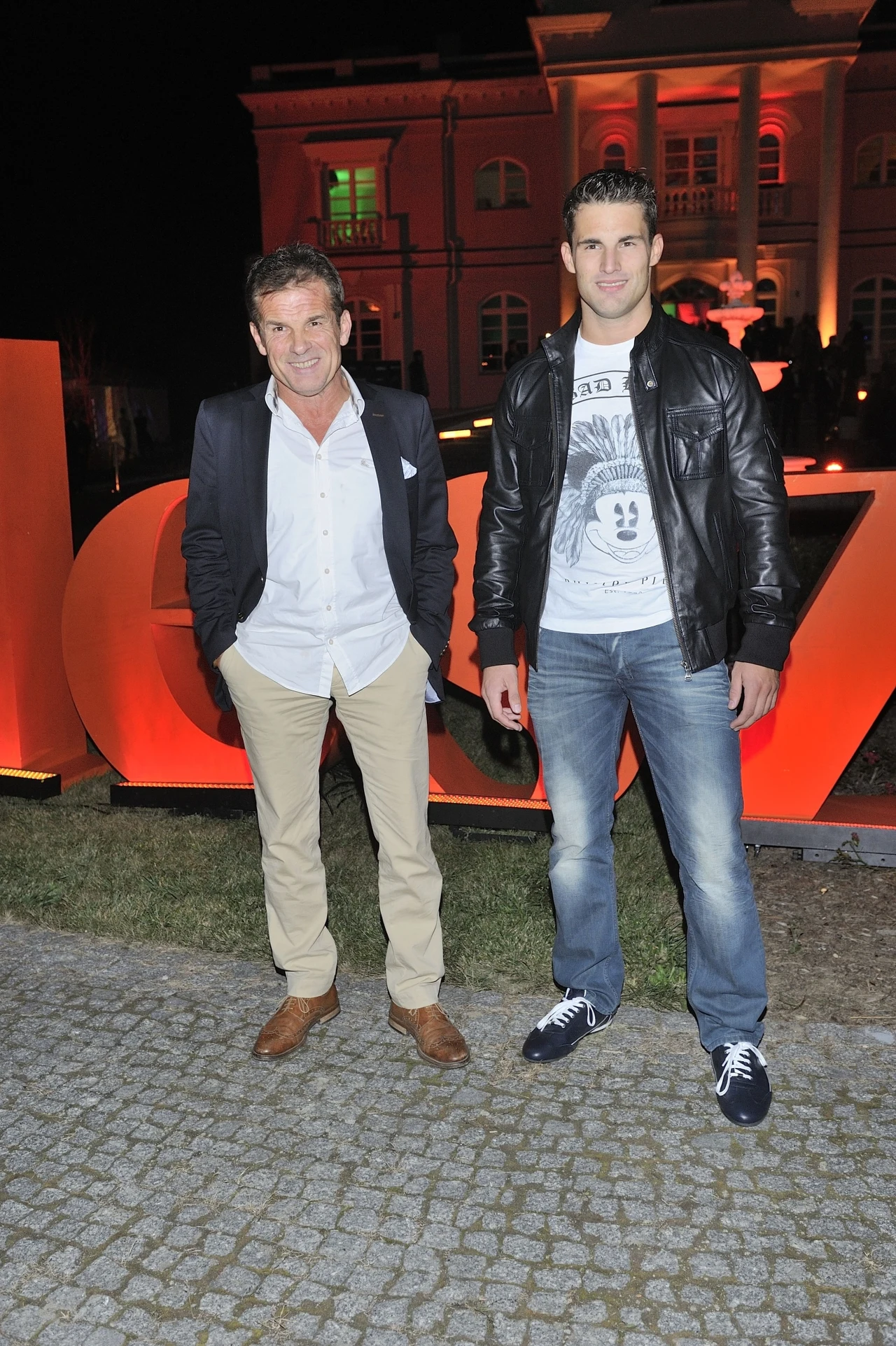 Marek Włodarczyk z synem Patrykiem