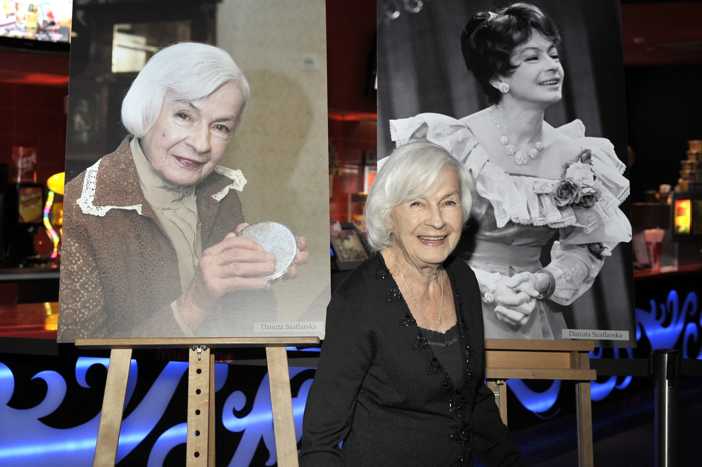 Danuta Szaflarska na premierze filmu "Jeszcze nie wieczór" (2009)