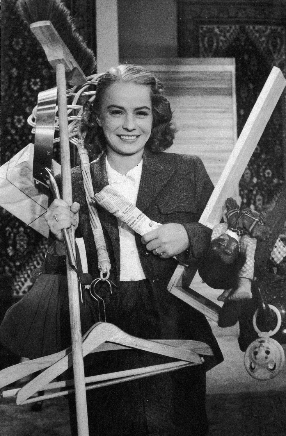 Danuta Szaflarska w filmie "Skarb" (1948)