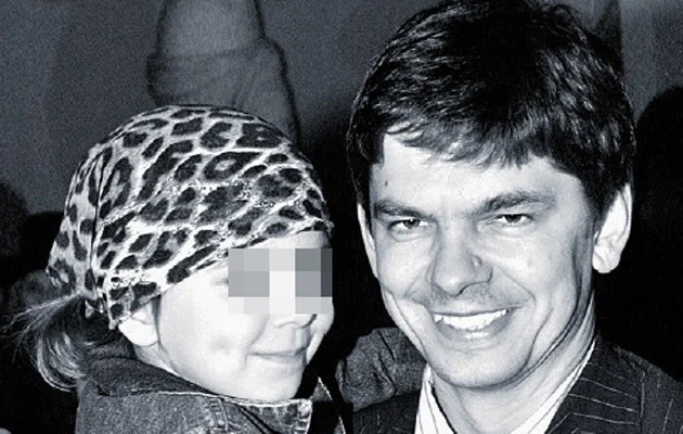 Filip Łobodziński z córką Marysią