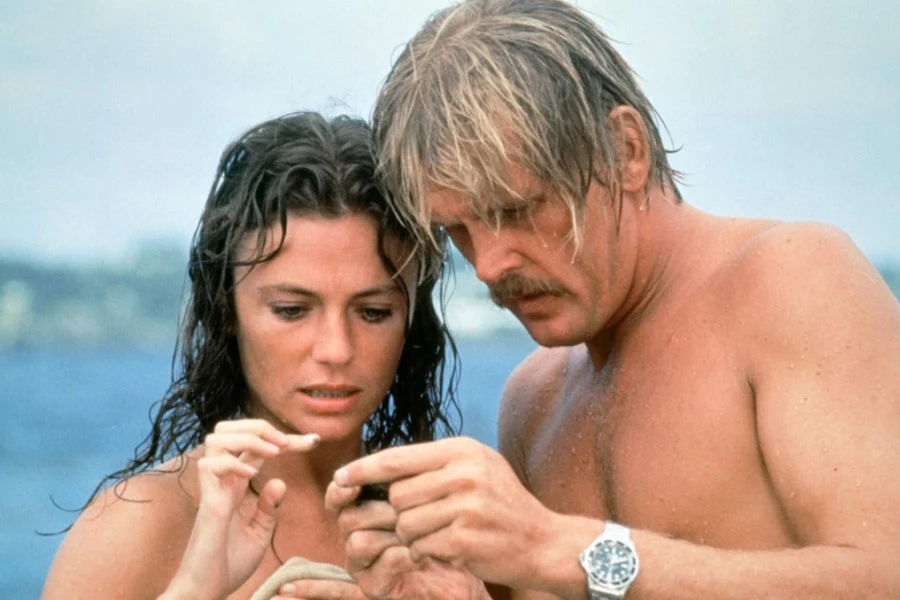 Nolte w filmie "Głębia" (1977) Nolte w filmie "Głębia" (1977)