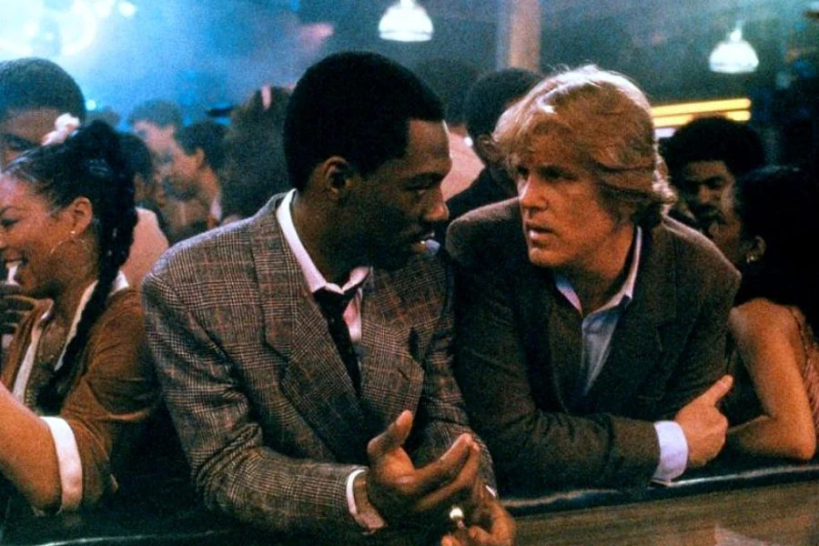 Nolte i Eddie Murphy w "48 godzin" (1982) Nolte i Eddie Murphy w "48 godzin" (1982)