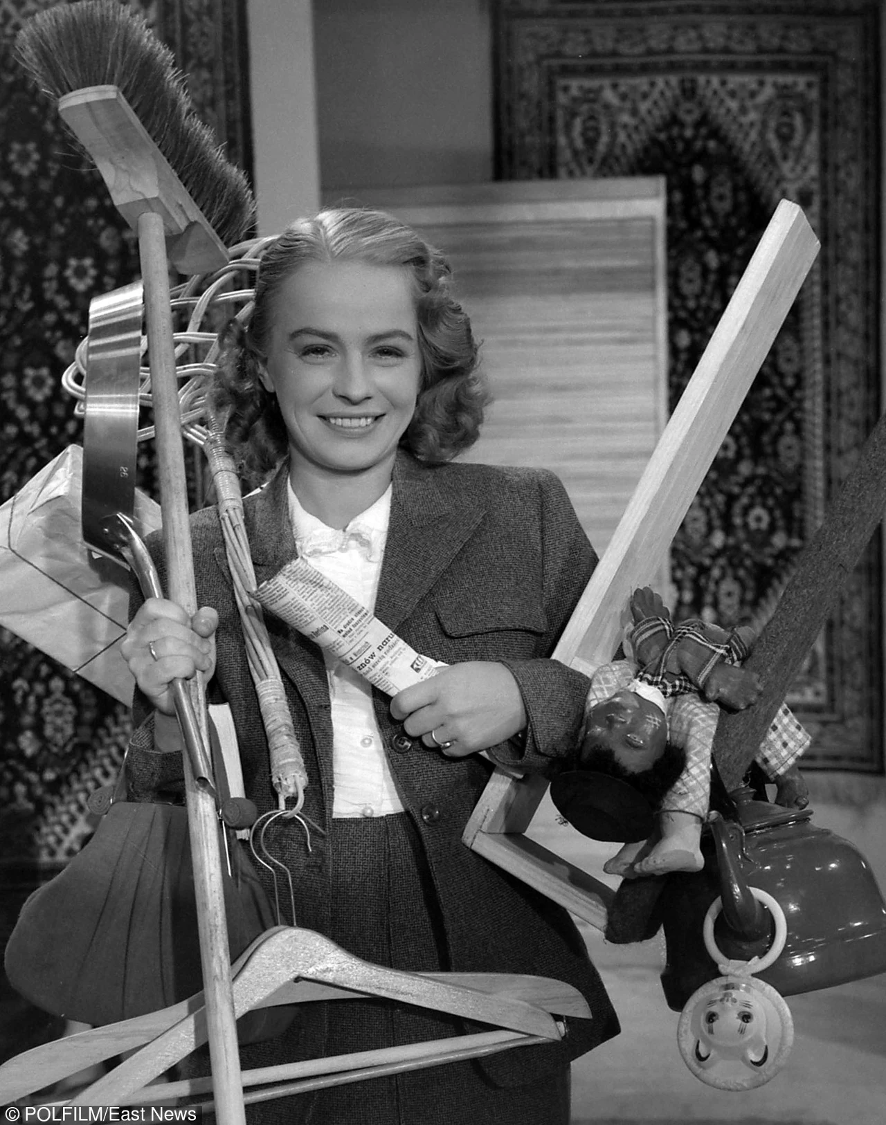 Danuta Szaflarska w filmie "Skarb"