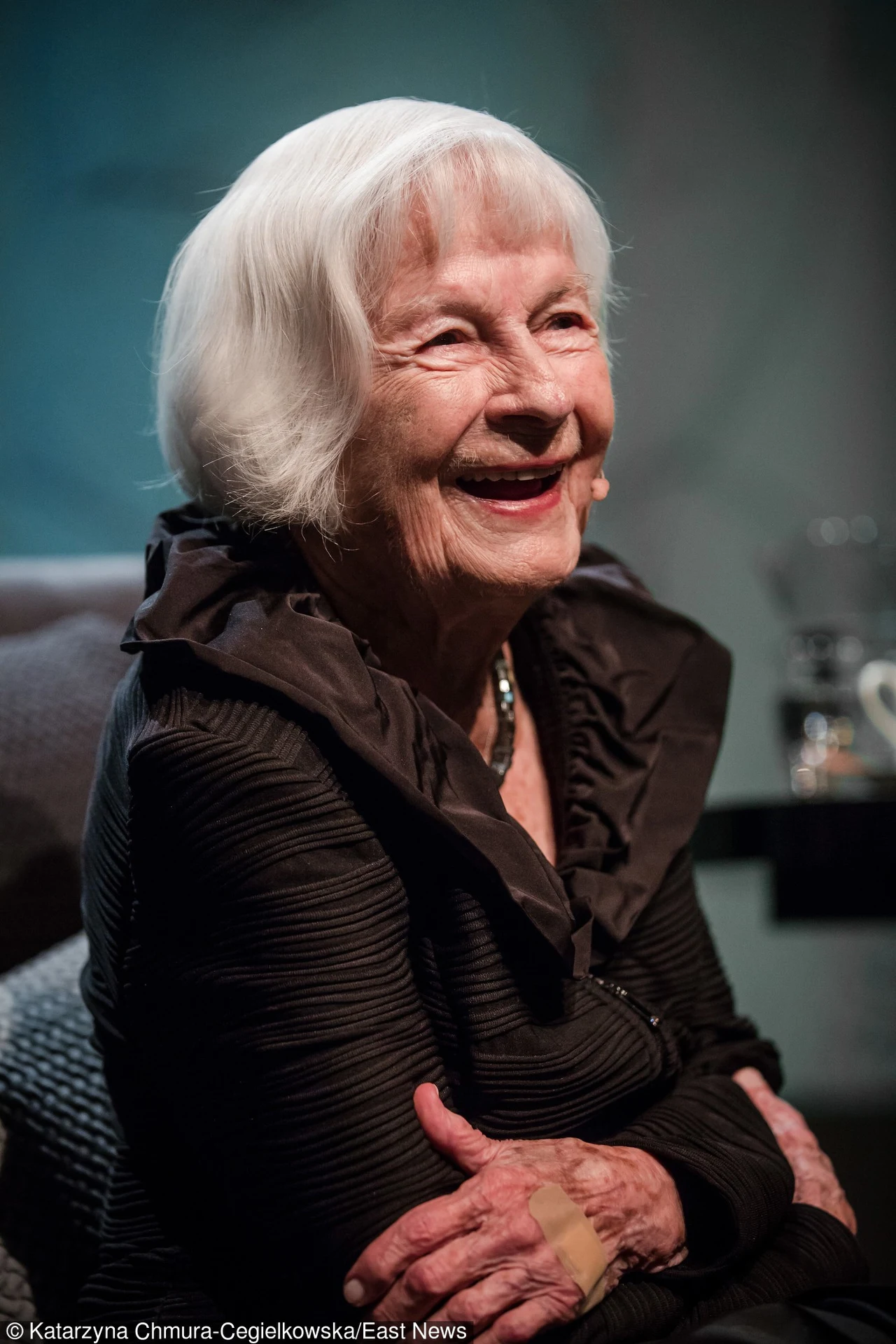 Danuta Szaflarska na spotkaniu w Instytucie Teatralnym