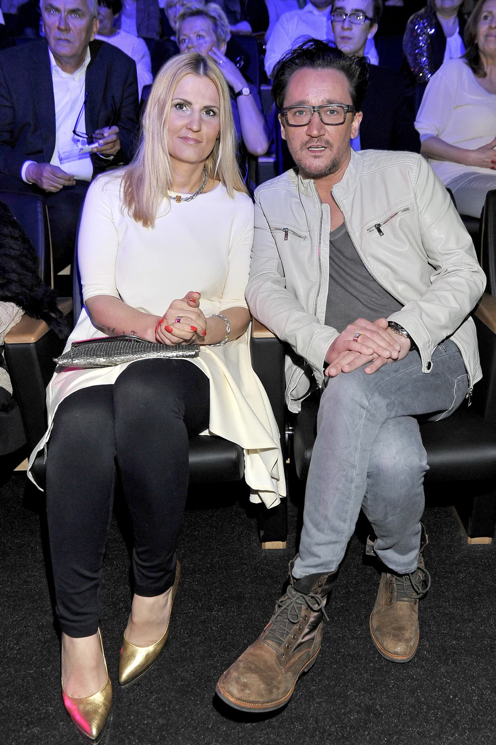 Wiśniewski z żoną Wiśniewski z żoną