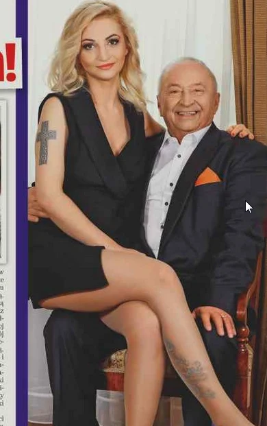 Bohdan Łazuka z córką Olgą Bohdan Łazuka z córką Olgą