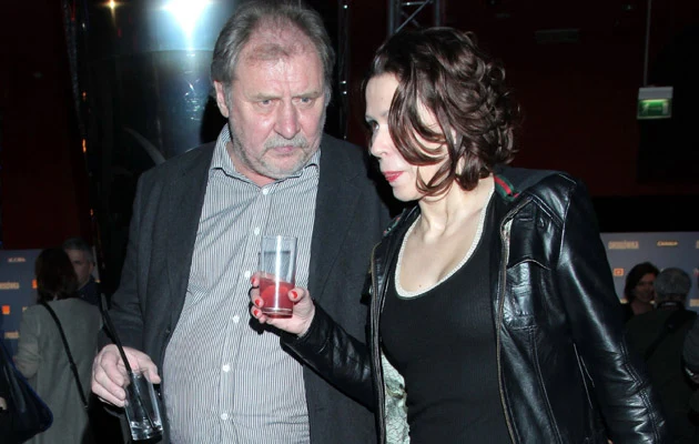 Andrzej Grabowski z żoną Anitą