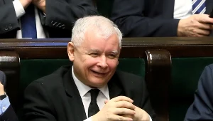 Co tak rozbawiło Jarosława Kaczyńskiego?