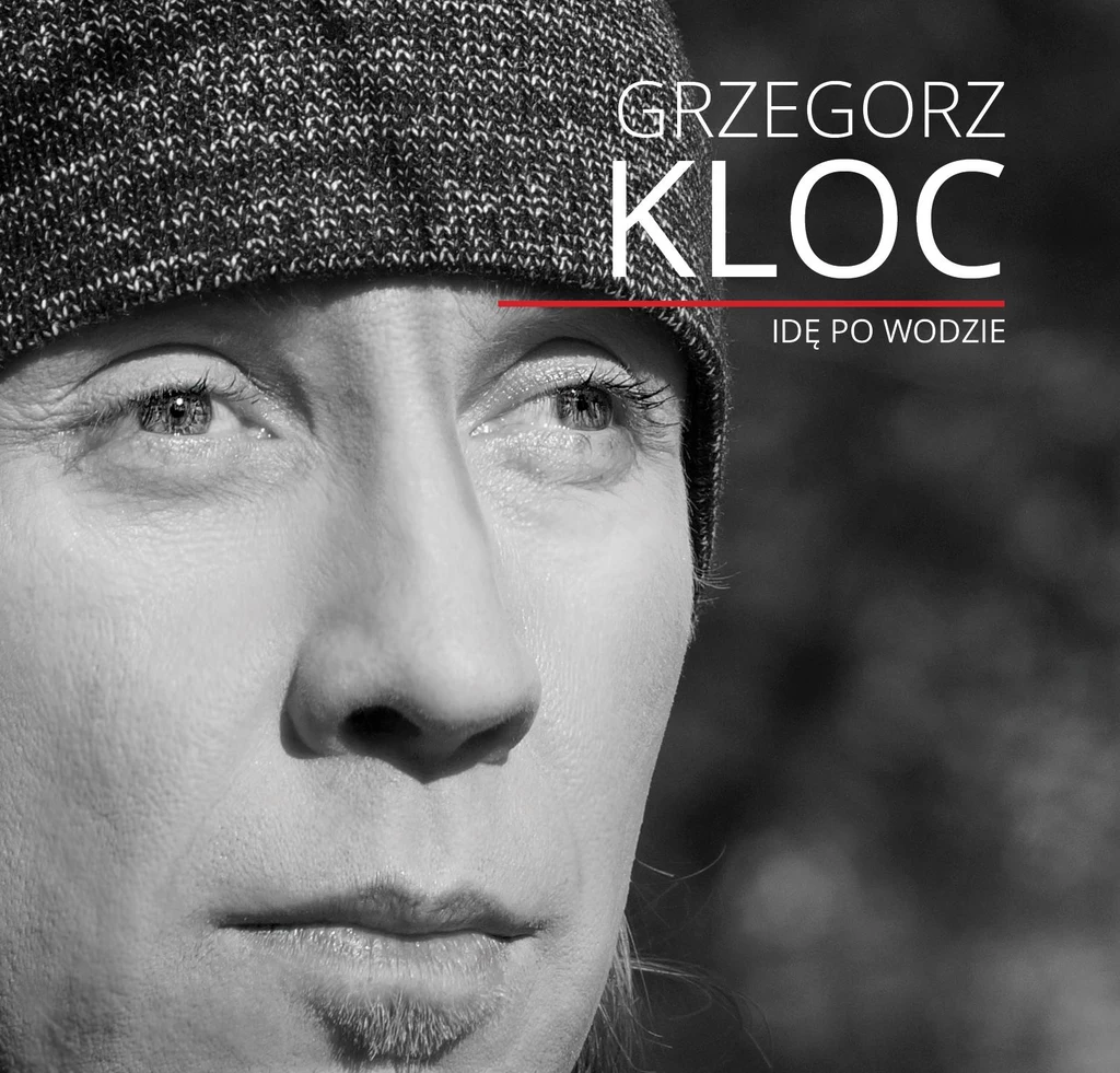 Grzegorz Kloc na okładce płyty "Idę po wodzie"