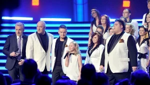 Piotr Jacyno (z prawej) w "Bitwie na głosy"