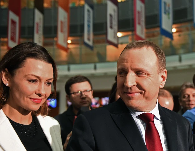 Anna Popek i prezes Kurski Anna Popek i prezes Kurski