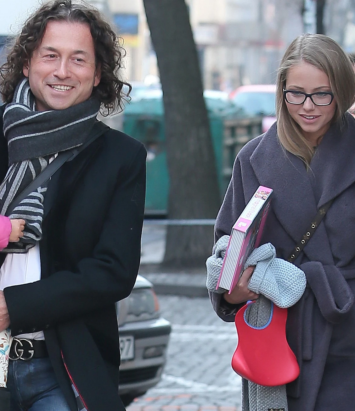 Piotr Rubik z rodziną