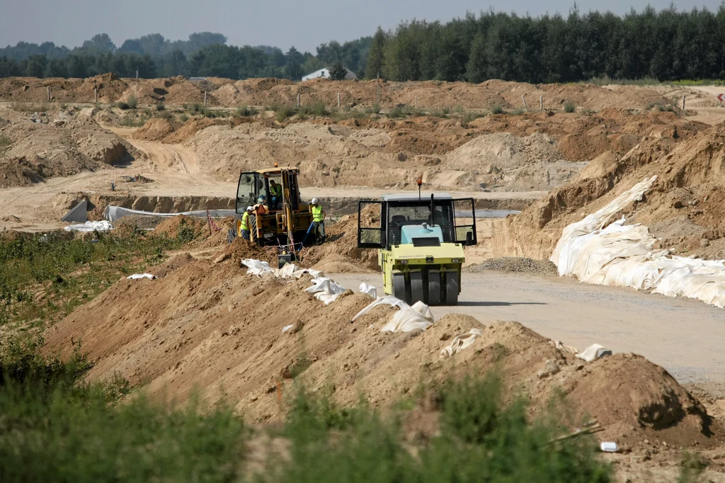 Częścią drogi S19 będzie m.in. zachodnia obwodnica Lublina. Na zdjęciu jej budowa