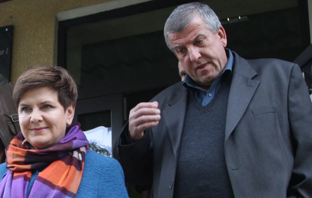 Beata Szydło z mężem Beata Szydło z mężem