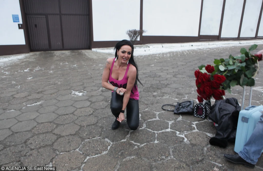 Agnieszka Orzechowska po wyjściu z aresztu