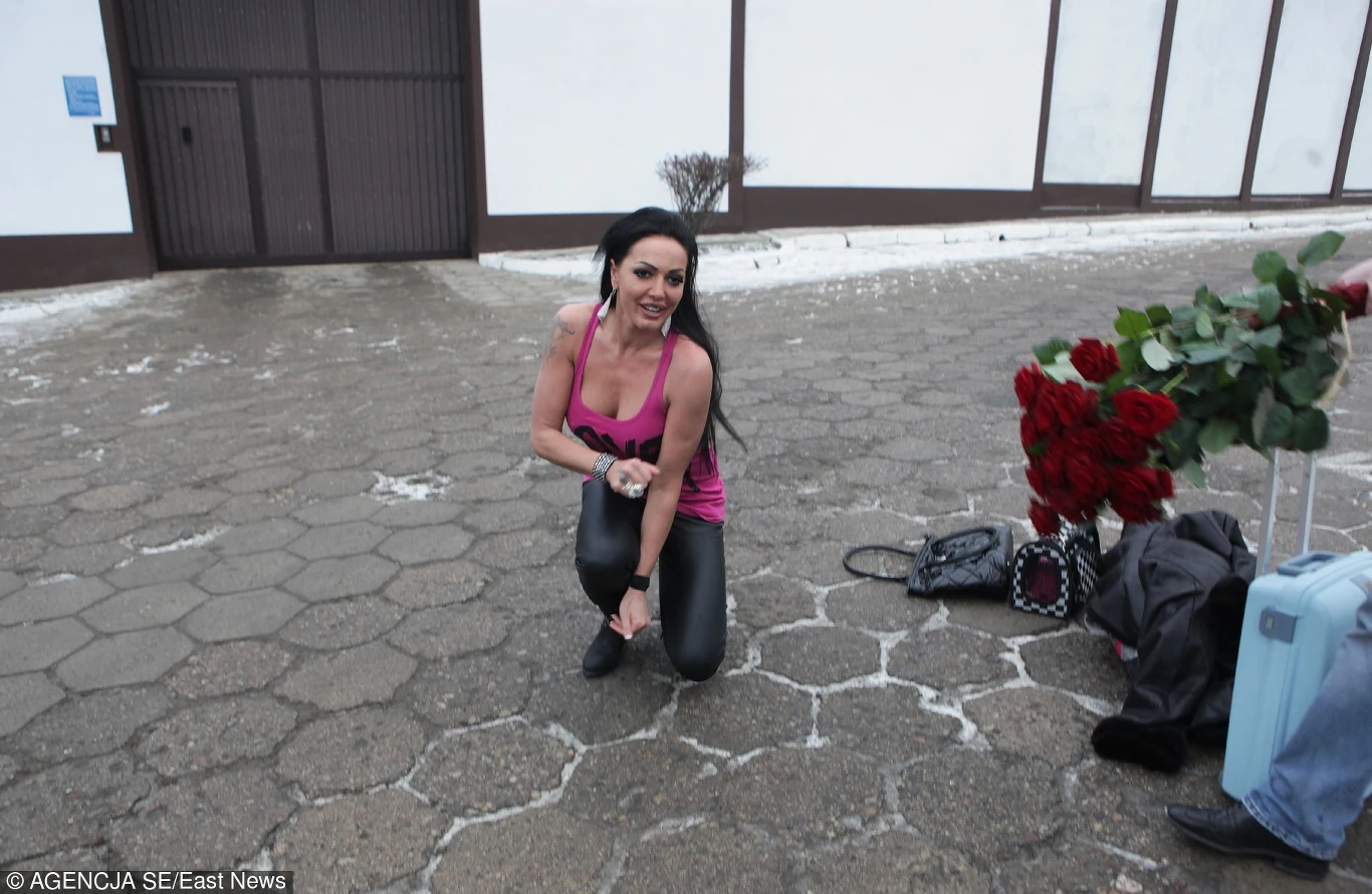 Agnieszka Orzechowska po wyjściu z aresztu