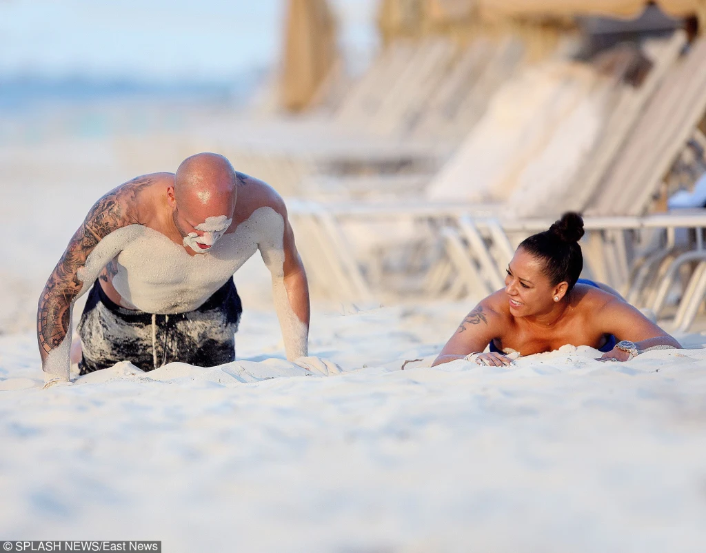 Mel B z partnerem Mel B z partnerem