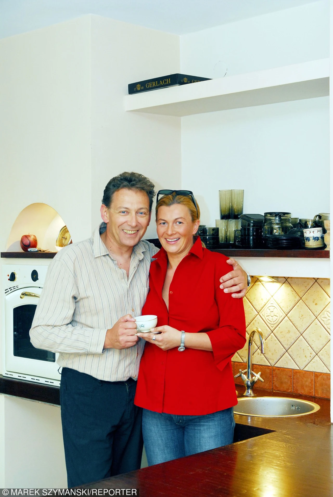 Jacek Borkowski z żoną Magdaleną