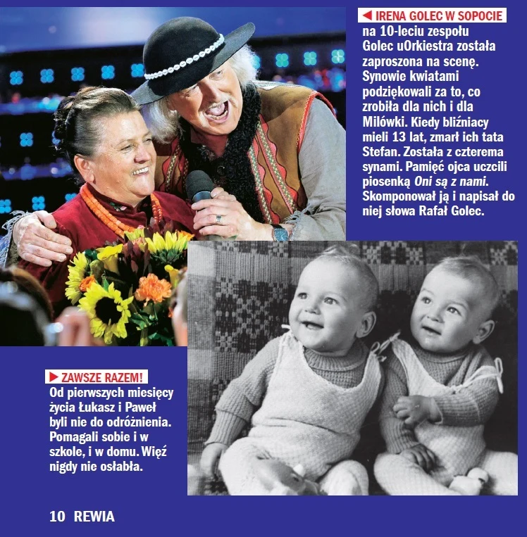 Bracia Golec w dzieciństwie i ich rodzice Bracia Golec w dzieciństwie i ich rodzice