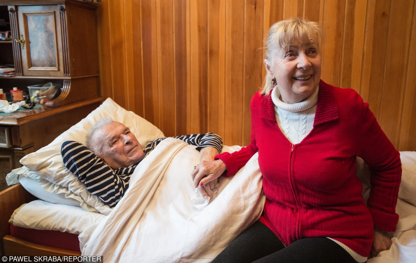 Maria i Czesław Kiszczak fot. grudzień 2014 