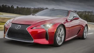 Lexus LC 500 z dość dużą (szacunkową) sprzedażą