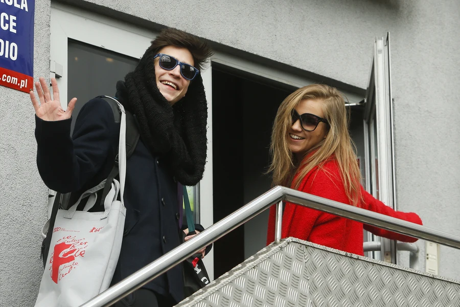 Agnieszka Kaczorowska i Nikodem Rozbicki