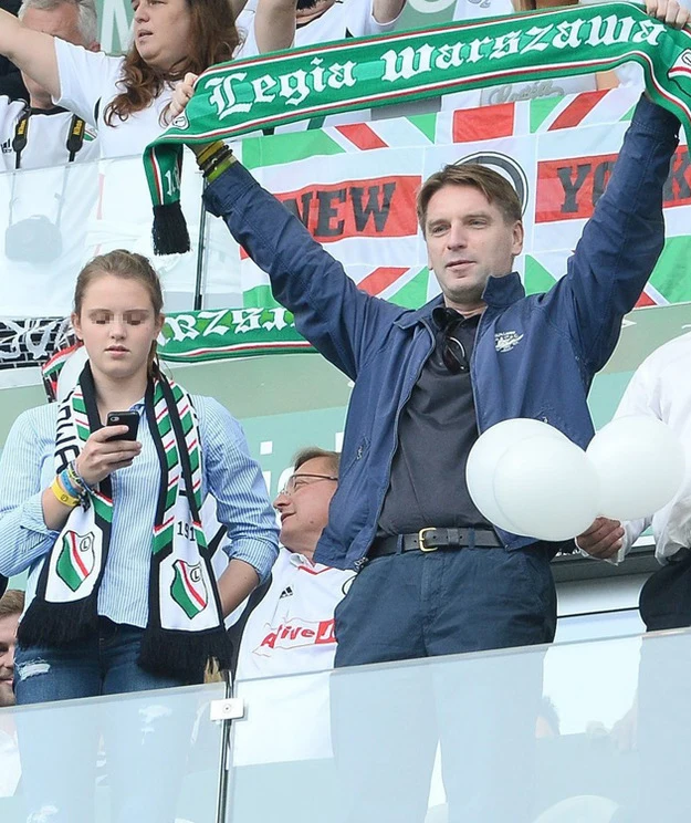 Tomasz Lis z córką