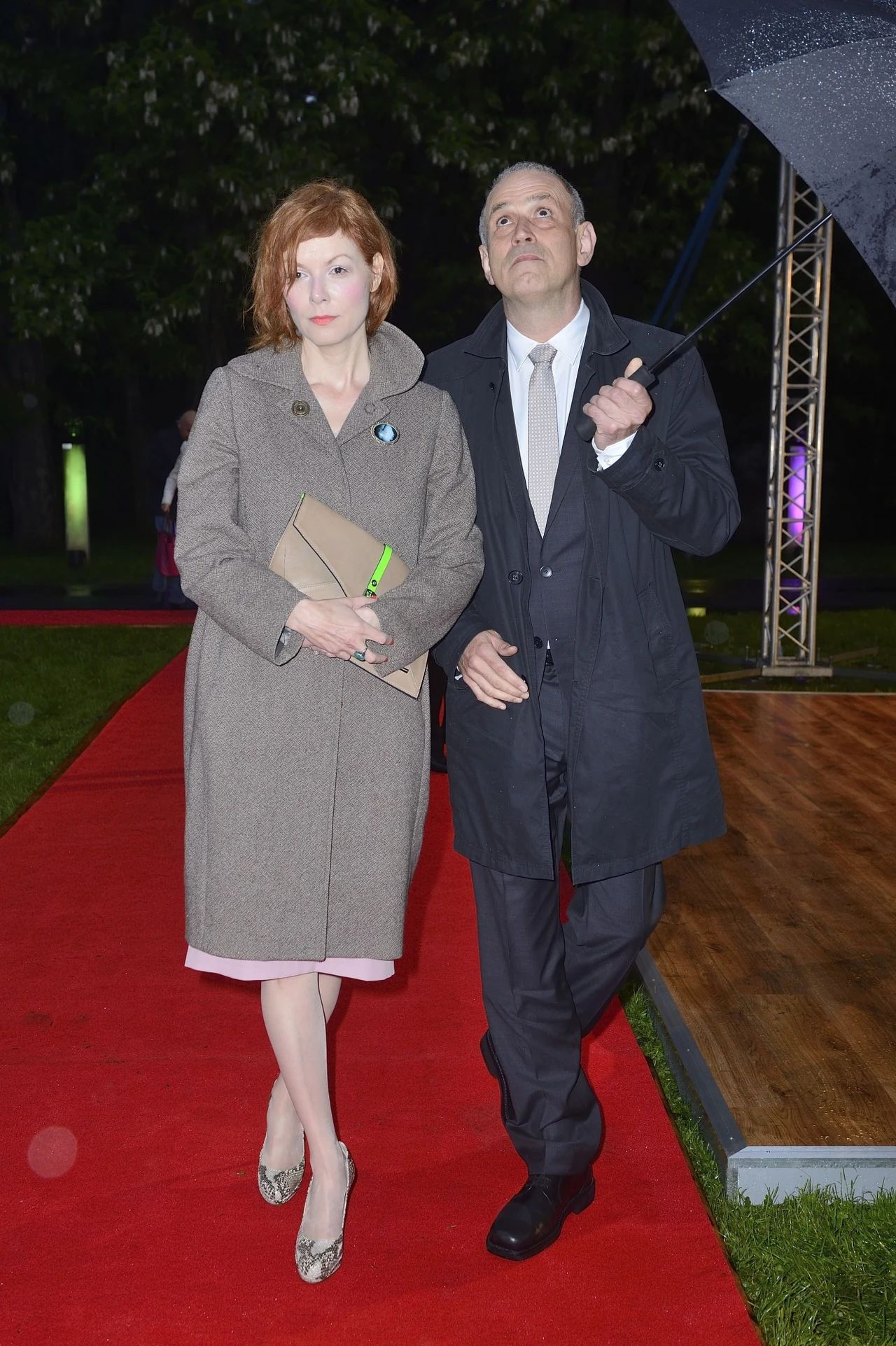 Krzysztof Stelmaszyk z żoną Krzysztof Stelmaszyk z żoną