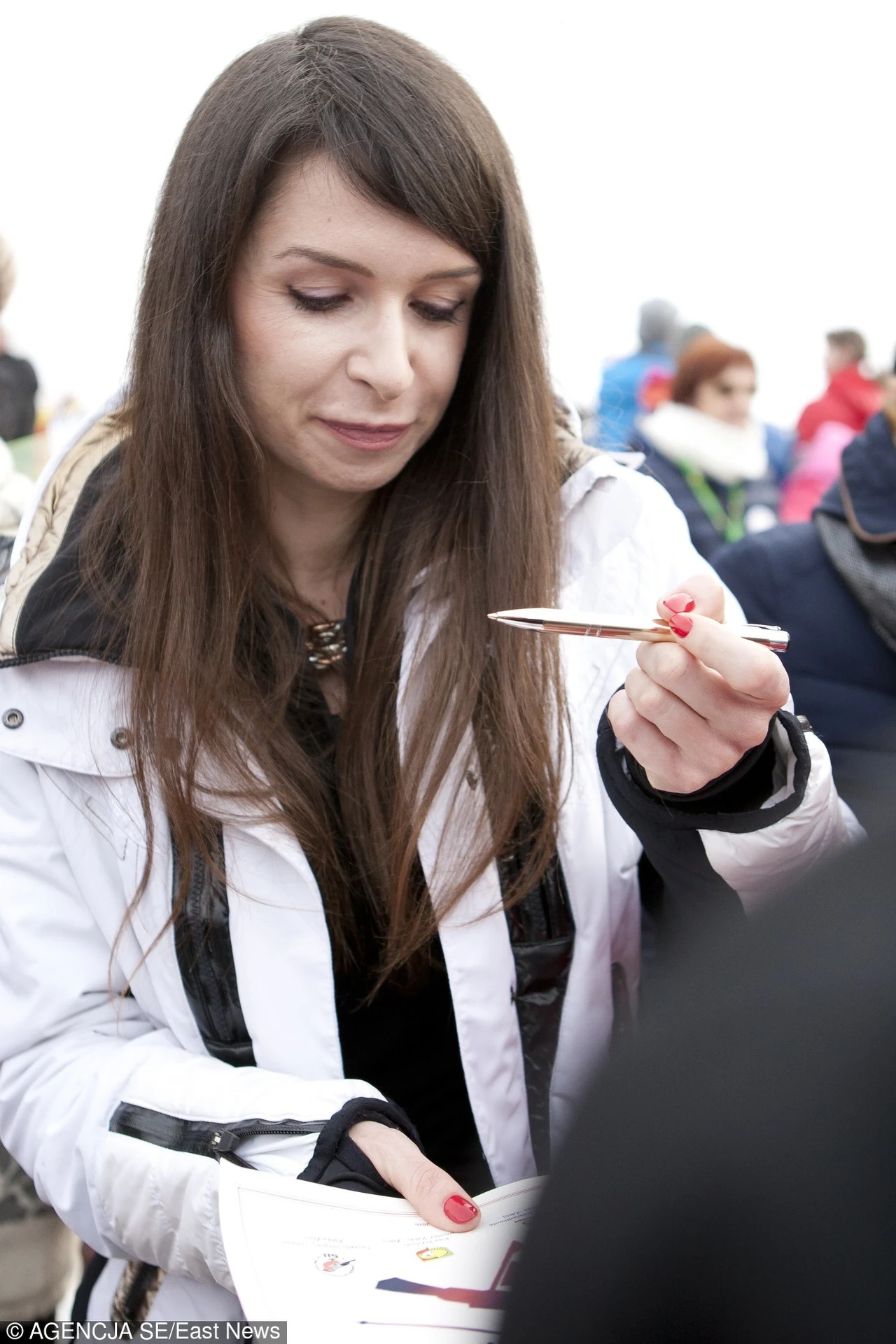 Marta Kaczyńska na stoku 