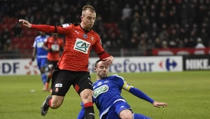 Kamil Grosicki (z lewej) w akcji