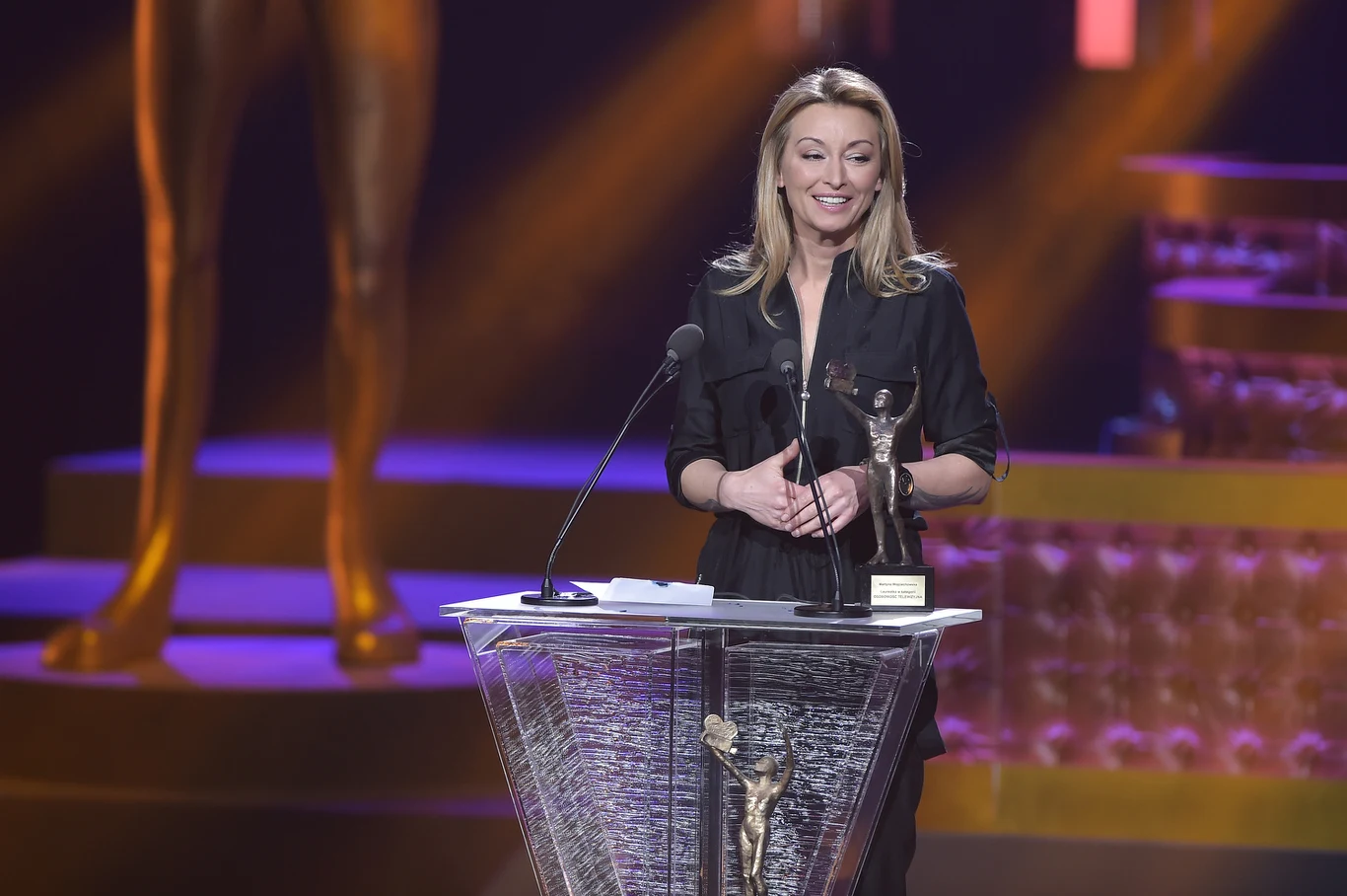 Martyna Wojciechowska na gali Telekamer