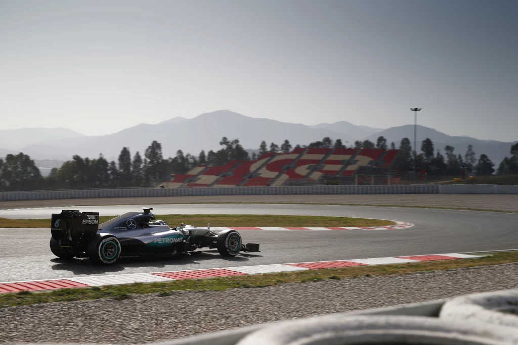 Nico Rosberg (MERCEDES AMG PETRONAS)  na Circuit de Catalunya