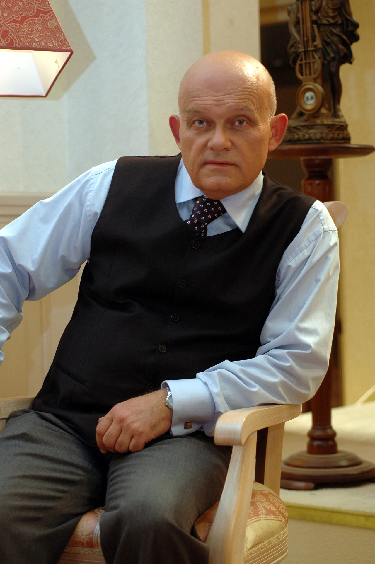 Adam Ferency na planie "Niani" Adam Ferency na planie "Niani"