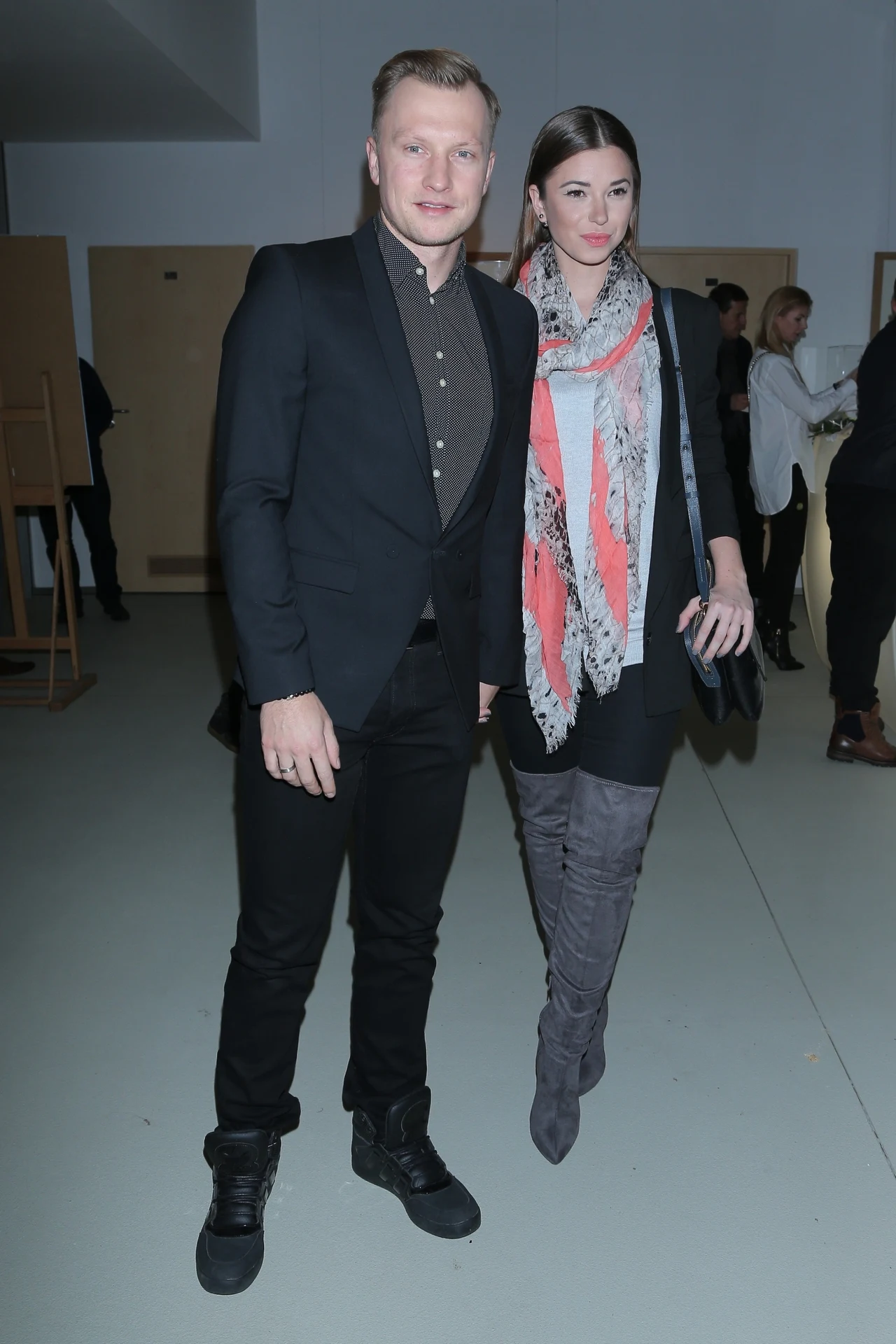 Kuba Wesołowski z żoną Kuba Wesołowski z żoną